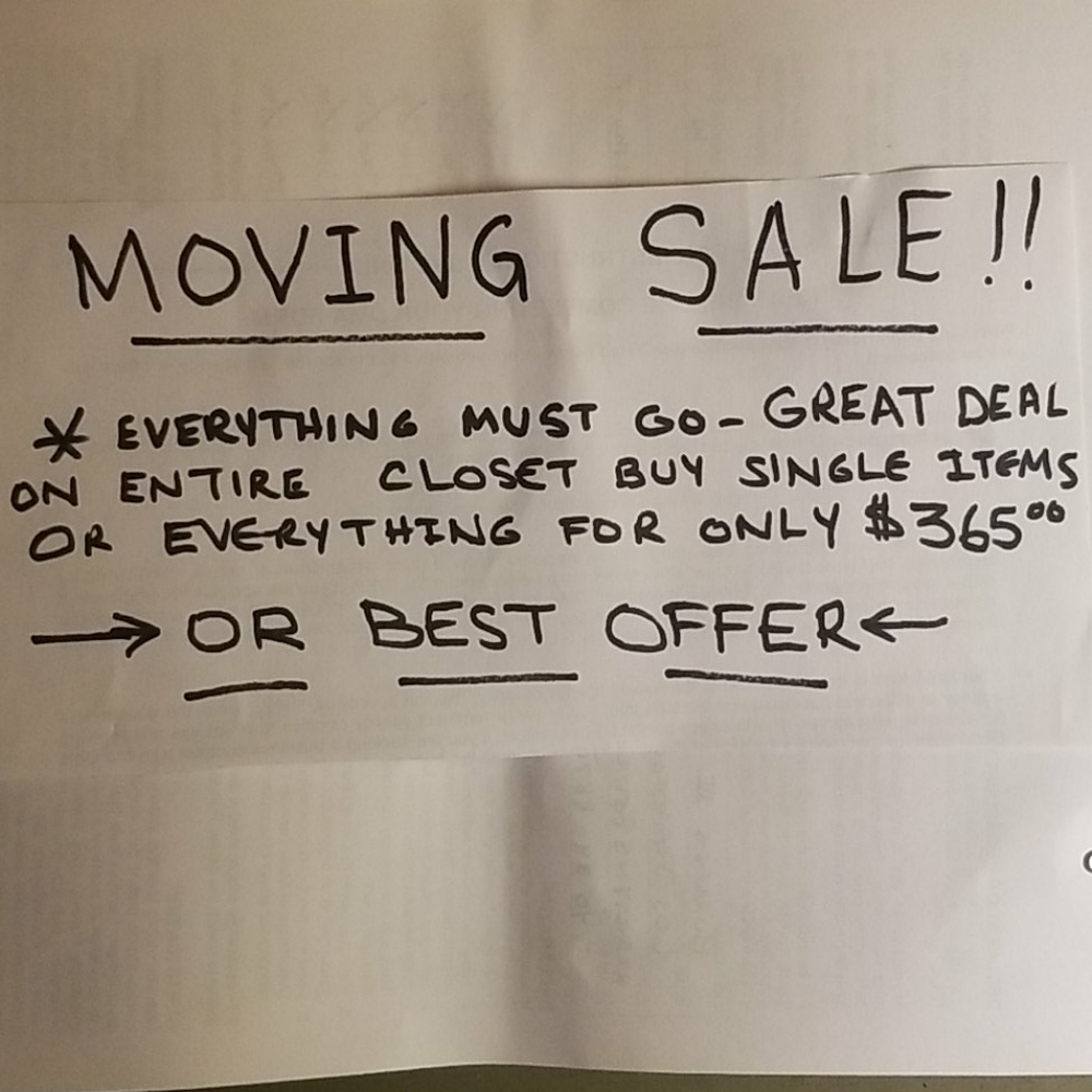 Over 211 ITEMS MOVING SALE MUST SELL QUICK